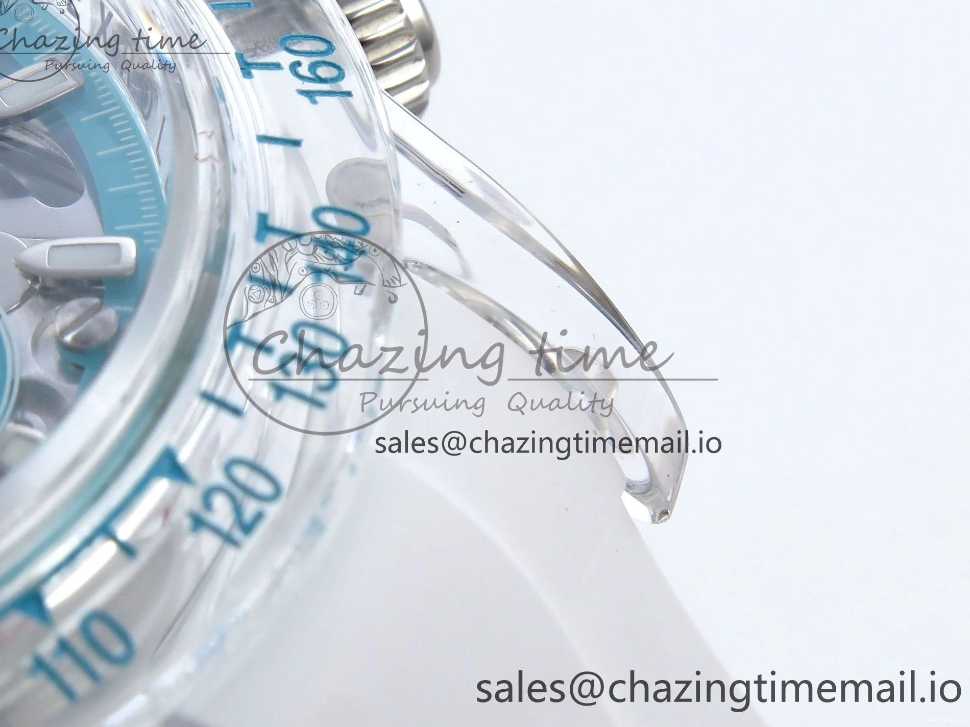 0131 Sophisticated Daytona AET Remould N6F 1:1 Best Edition Blue Dial on Rubber Strap SA 917